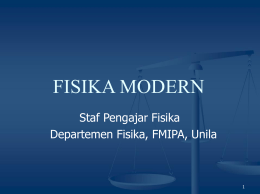 Fisika Modern