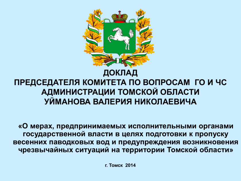 Органы исполнительной власти Томской области презентация. Доклад председателя. Доклад презентация. Доклад 2014.