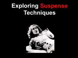 Suspense REVIEW PowerPoint - English With Miss Robinson