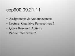 Lecture notes