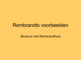 Rembrandts Voorbeelden
