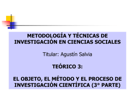 metodología y técnicas de investigación en ciencias sociales