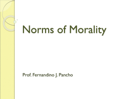 Norms of Morality