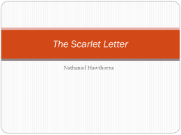 The Scarlet Letter Intro
