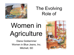 The Evolving Role of Women in Agriculture