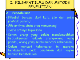 1. filsafat ilmu - jukarnain01ners