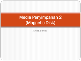 Media Penyimpanan disk
