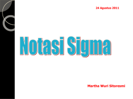 notasi sigma (pertemuan 3)