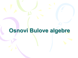 Osnovi Bulove algebre