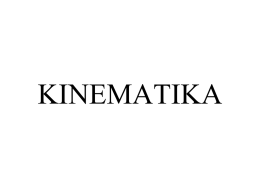 KINEMATIKA - WordPress.com