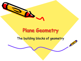 Plane Geometry