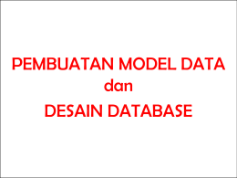 3.ModelData&DesainDtbase.