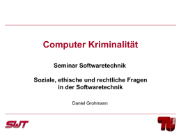 Hacking - Softwaretechnik
