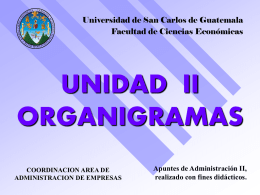 LOS ORGANIGRAMAS - Rescate Estudiantil