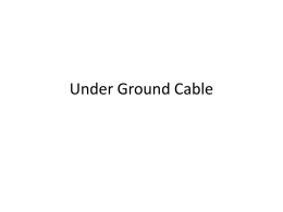 Under Ground Cable