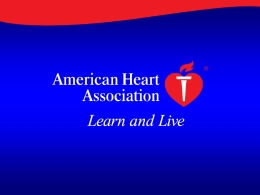 Slide Set - American Heart Association