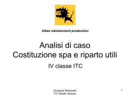 Le scritture sul libro giornale