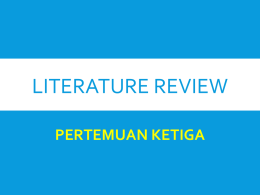 literatur review