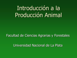Introducción a la Producción Animal
