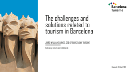 City Council and Barcelona Turisme