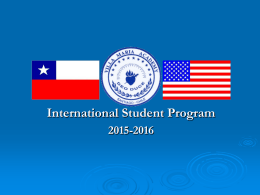 What is the International Student Program?