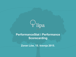 PerformanceStat i Performance Scorecarding Zoran Löw, 15. travnja