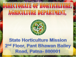 Bihar - Department of Agriculture & Co