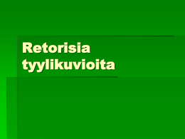 Retoriset keinot