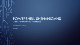 PowerShell Shenanigans