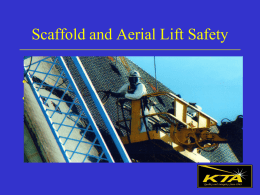 Scaffolds/Aerial lifts