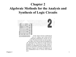 CSE 2341 Digital Logic Circuits