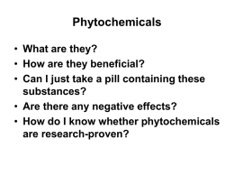 Phytochemicals - Fort Lewis College