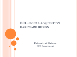 ECG signal acquisison hardware design