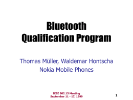 Qualification Program