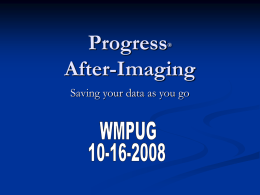 Progress After-Imaging