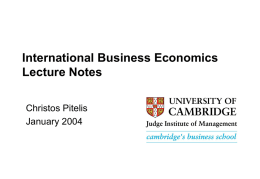 Lecture Notes