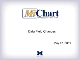 ADT Interface Progress - University of Michigan