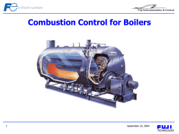 Combustion Control for Boilers