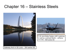 Chapter 16 – Stainless Steels