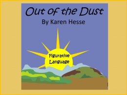 Out of the Dust By Karen Hesse