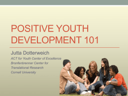 Youth Development Curriculum