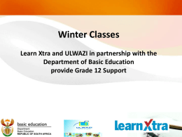Learn Xtra Exam Revision - Western Cape Education