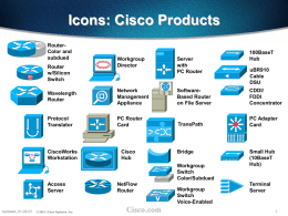 Icons: Cisco Products - Fachhochschule Flensburg