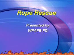 Rope Rescue - Monterey County Fire Training