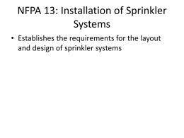 Steps to Completing Sprinkler Layout