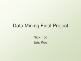 Data Mining Final Project