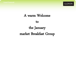 Control Framework Breakfast Group Presentation January 2014