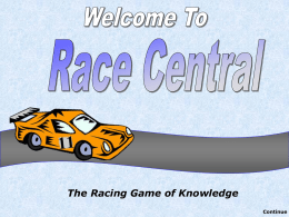 Car Race Counter PPT