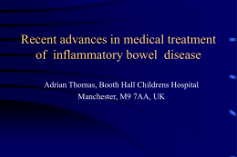 Treatment of inflammatory bowel disease