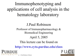 Flow Cytometry 101 - Purdue University